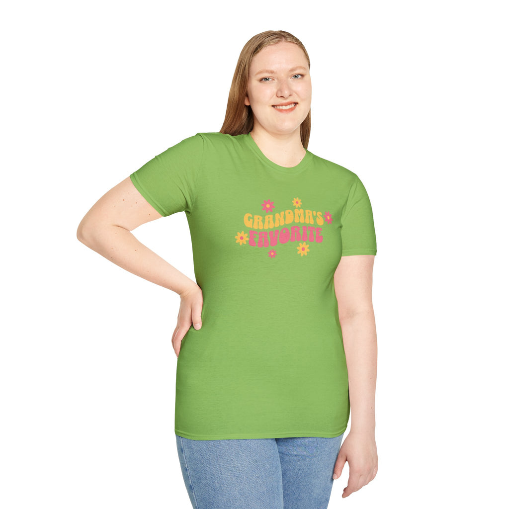Grandma's Favorite Unisex Softstyle T-Shirt - EqualiTees.Me