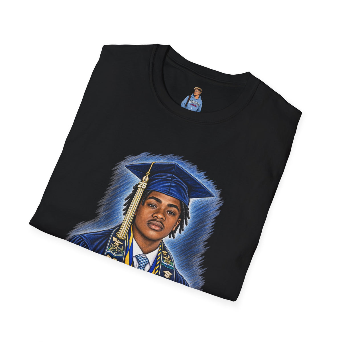 Portrait Front and Back - In Memory of Pierre Damas Bel T-Shirt