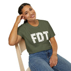 FDT Distressed Graphic T‑Shirt — Bold Statement Tee