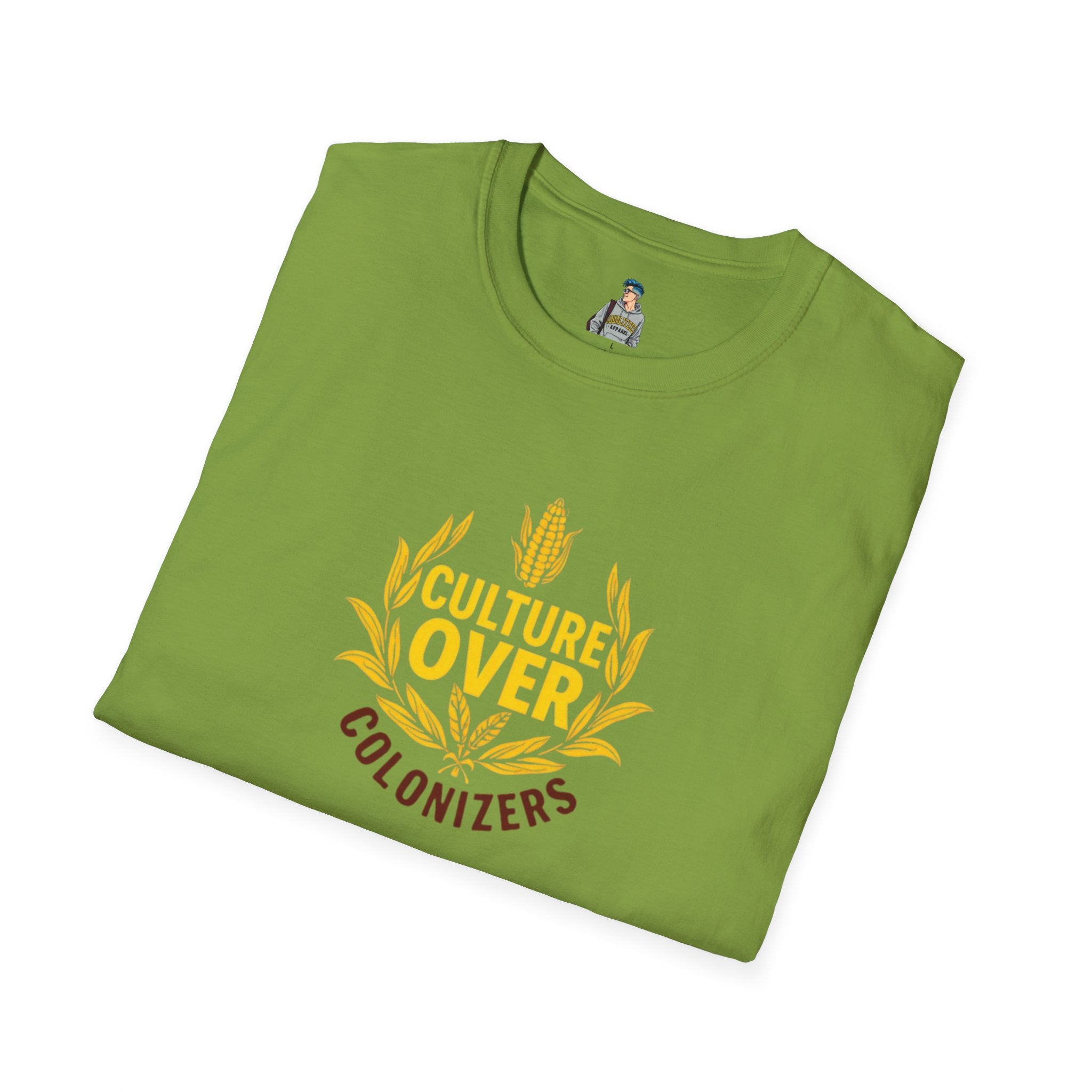 'Culture Over Colonizers' Unisex Softstyle T-shirt