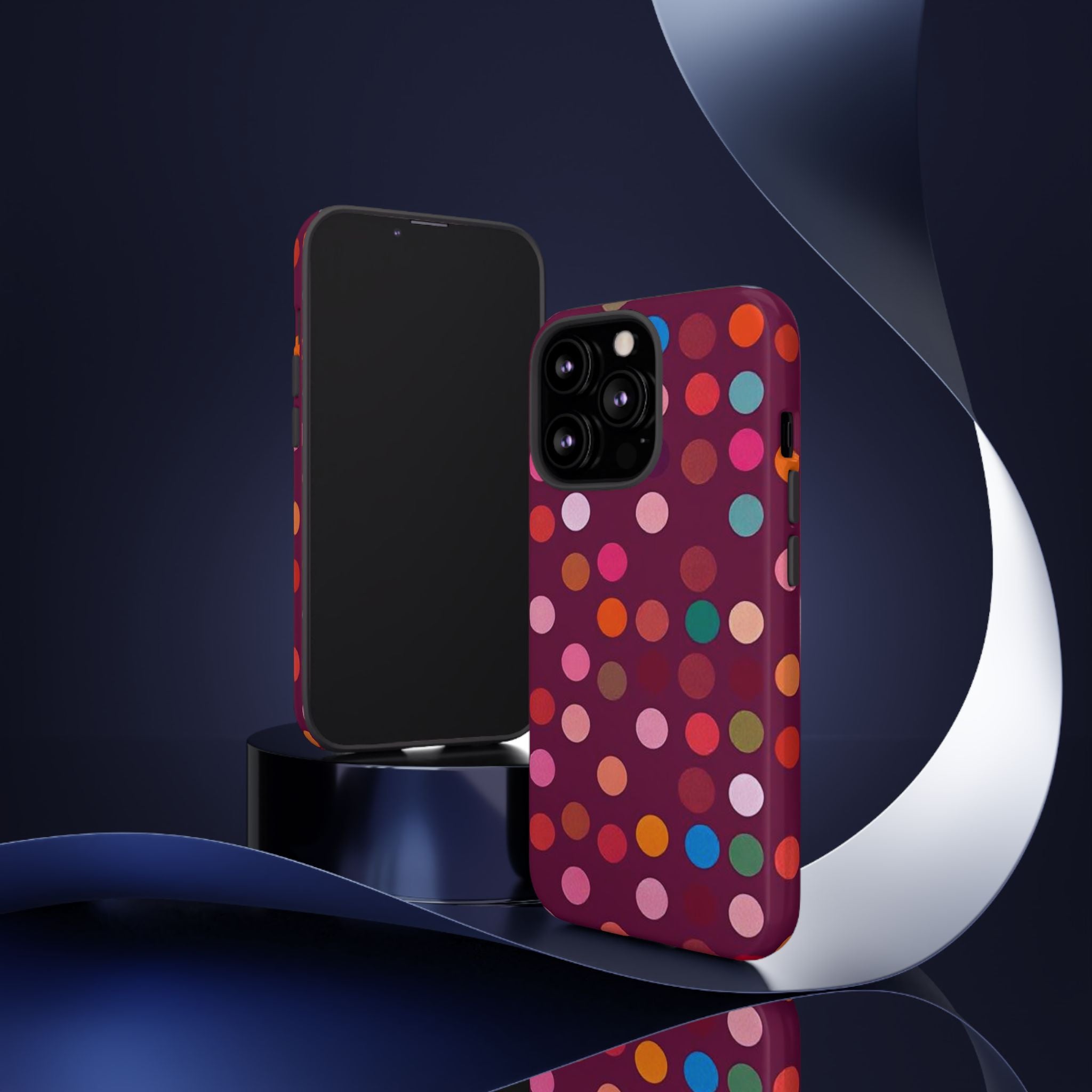 Polka Dot Tough Case for iPhone