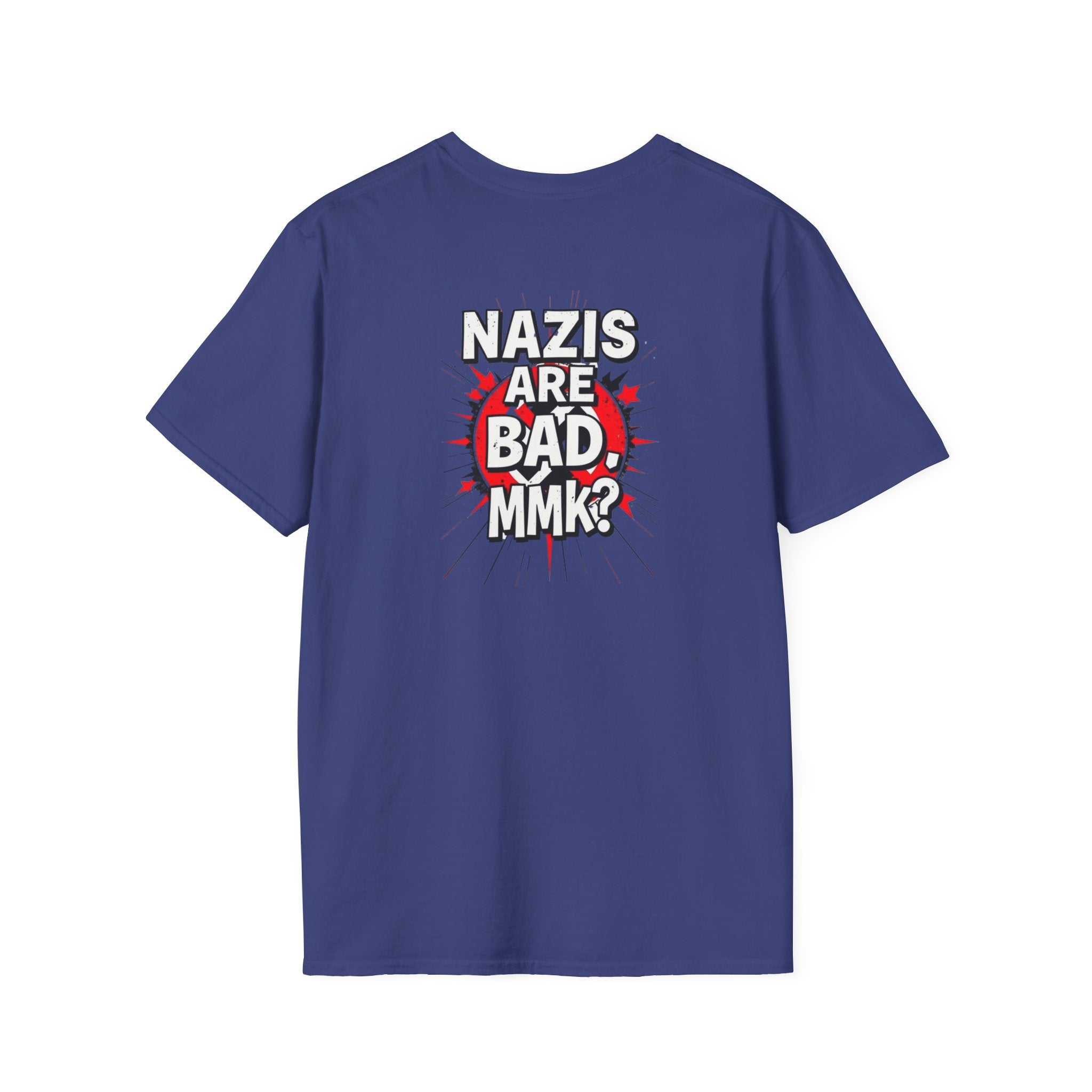 Unisex Softstyle T-Shirt: 'Our Grandparents Fought Fascists' Patriotic Tee