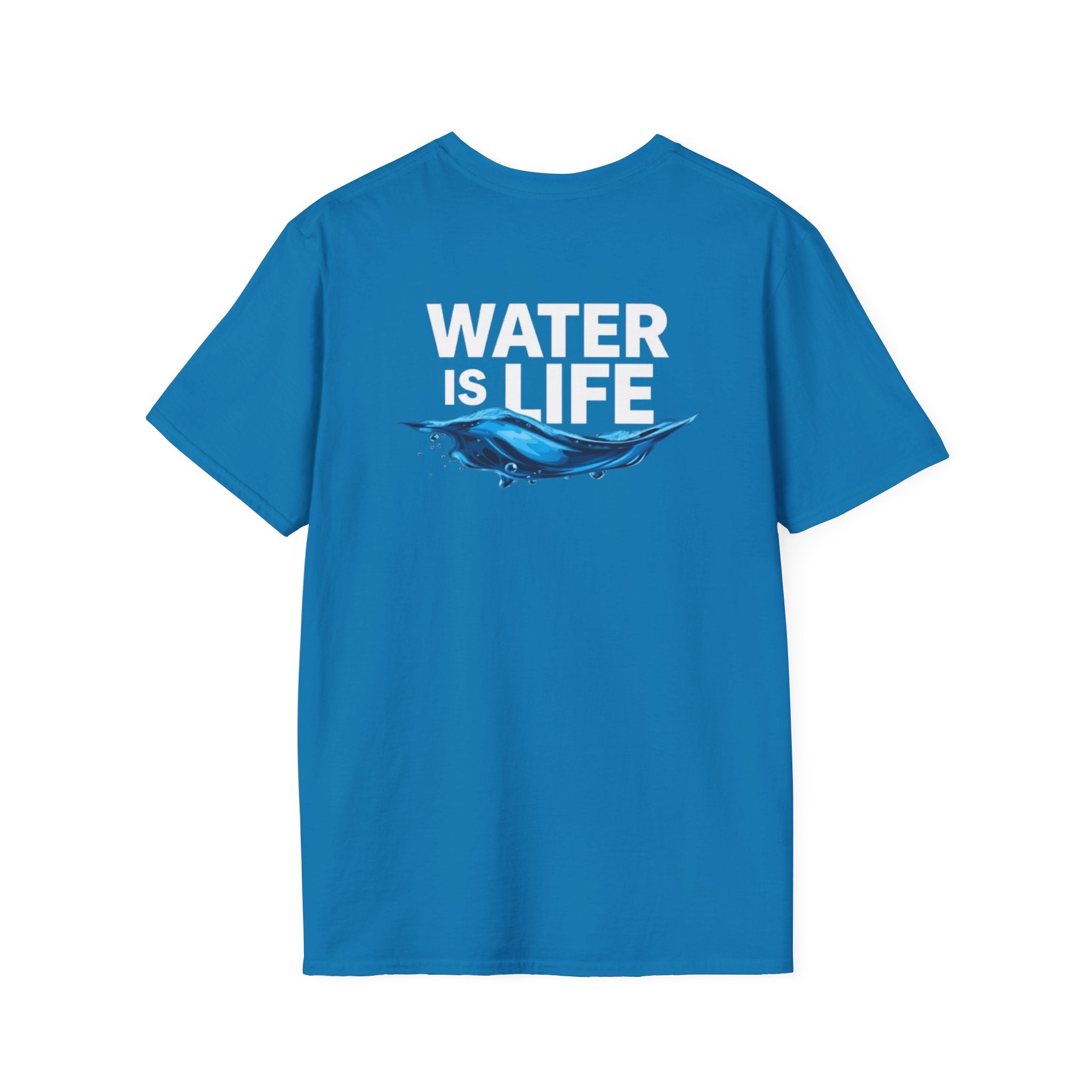Water is Life Unisex T-Shirt | Eco-Friendly Tee for Environmentalists, Beach Lovers, Awareness Campaigns, Gifting