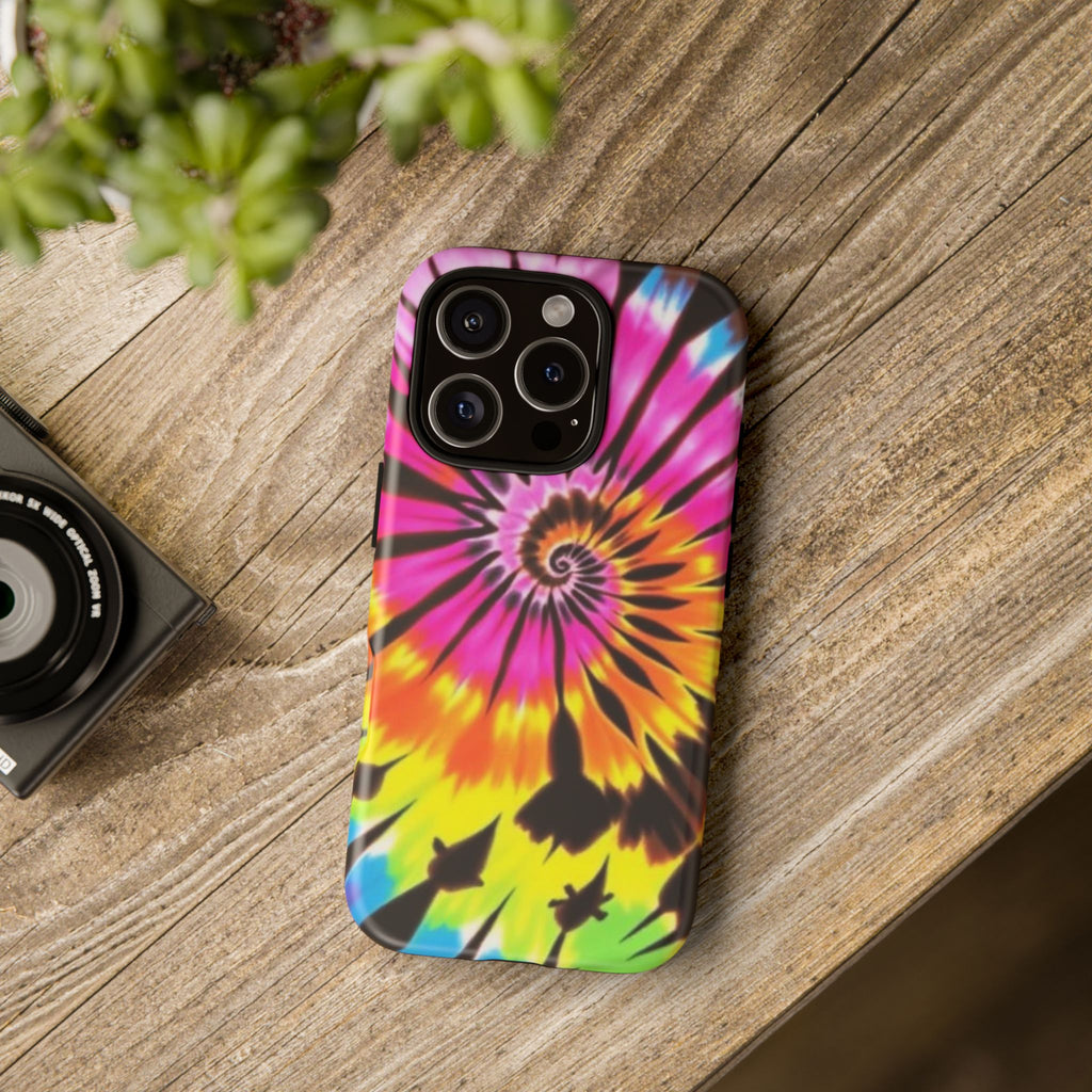 Tie-Dye Spiral Phone Case for iPhone