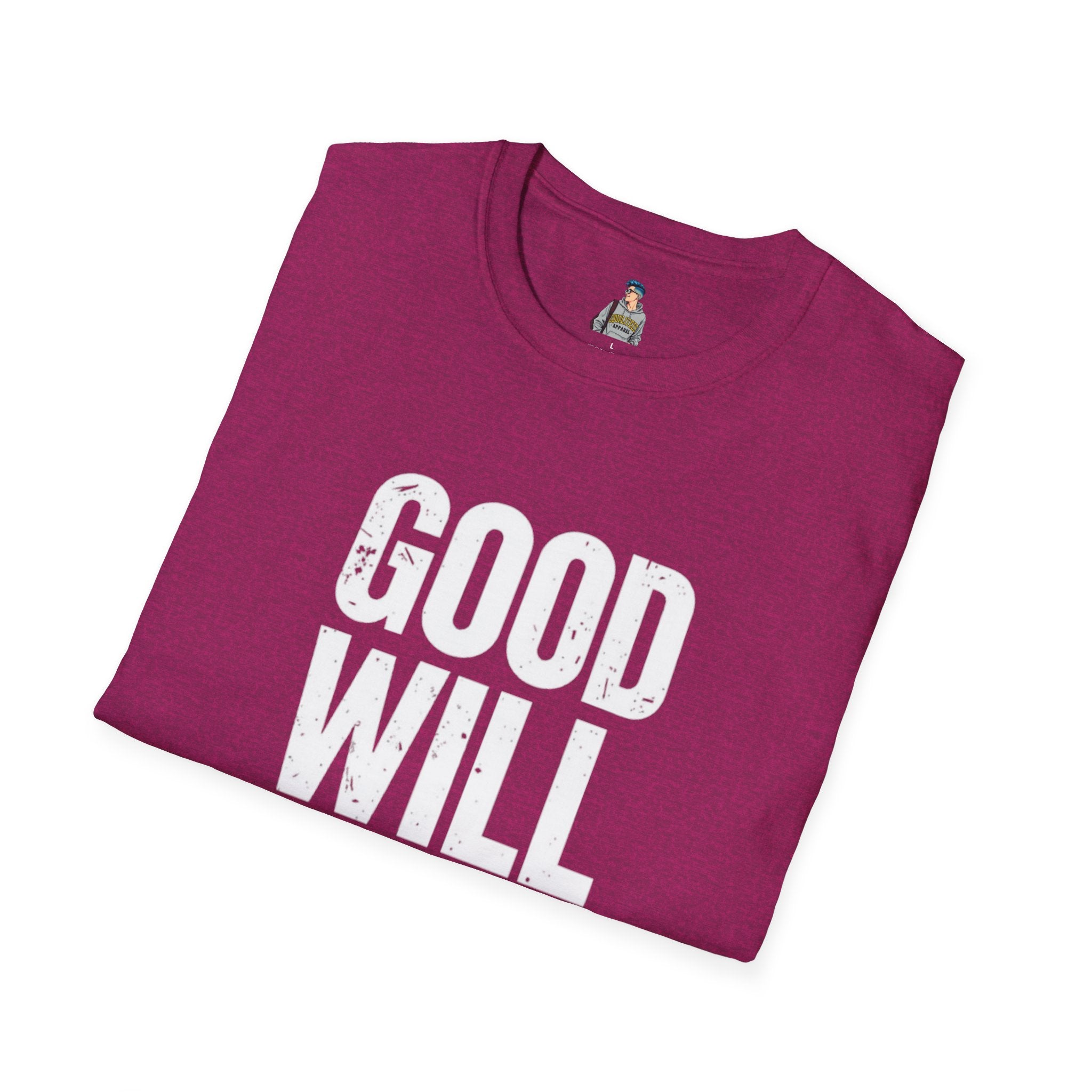 Good Will Win Unisex Softstyle T-Shirt - Inspirational Apparel for Positivity and Support