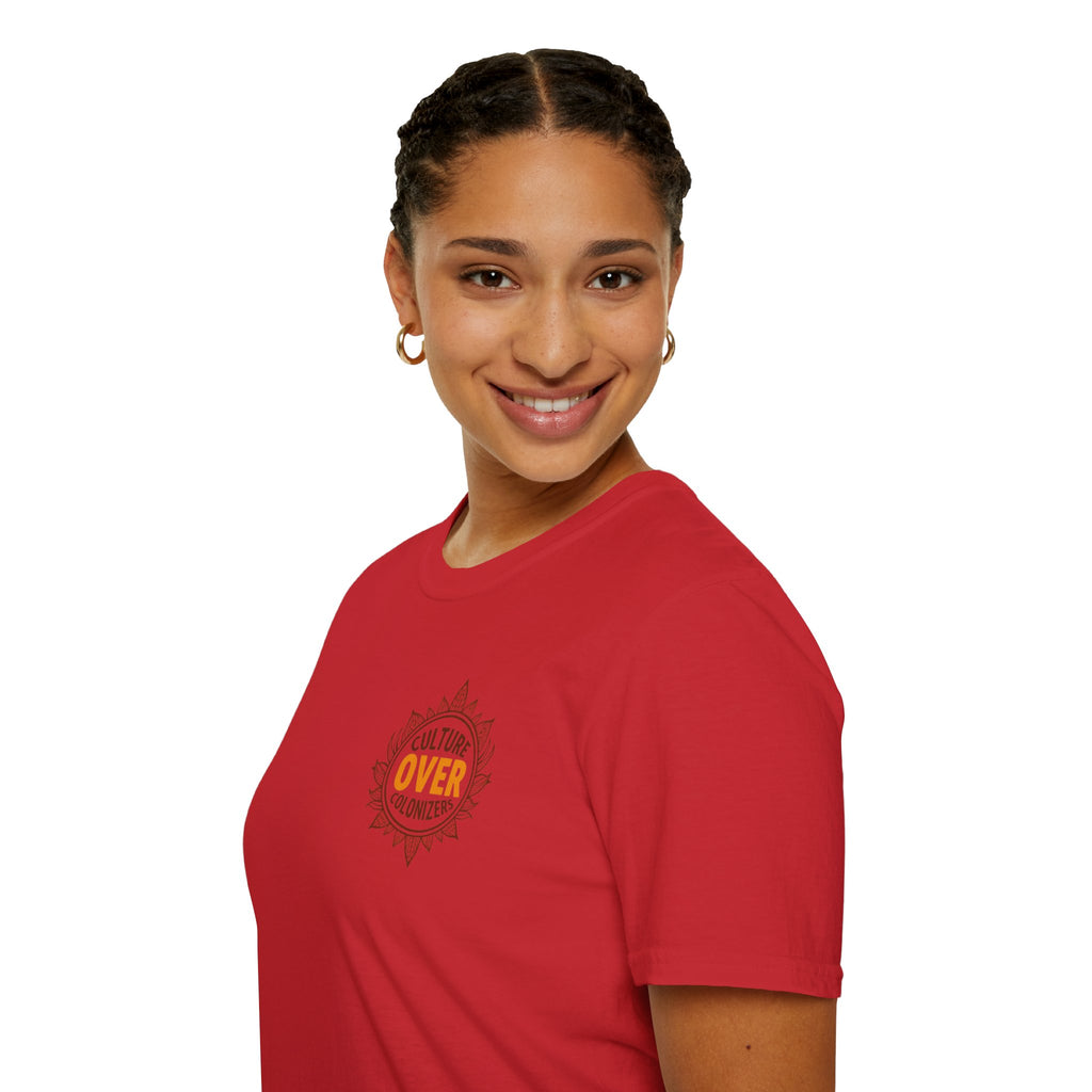 Culture Over Colonizers Unisex Softstyle T-Shirt