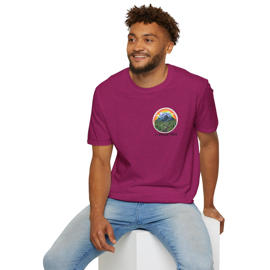 Pride Tree Las Vegas Mountain Graphic T-Shirt