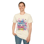 Trans Awareness Unisex T-Shirt, LGBTQ+ Pride Shirt, Gift for Allies, Feminist Apparel, Support Trans Rights
