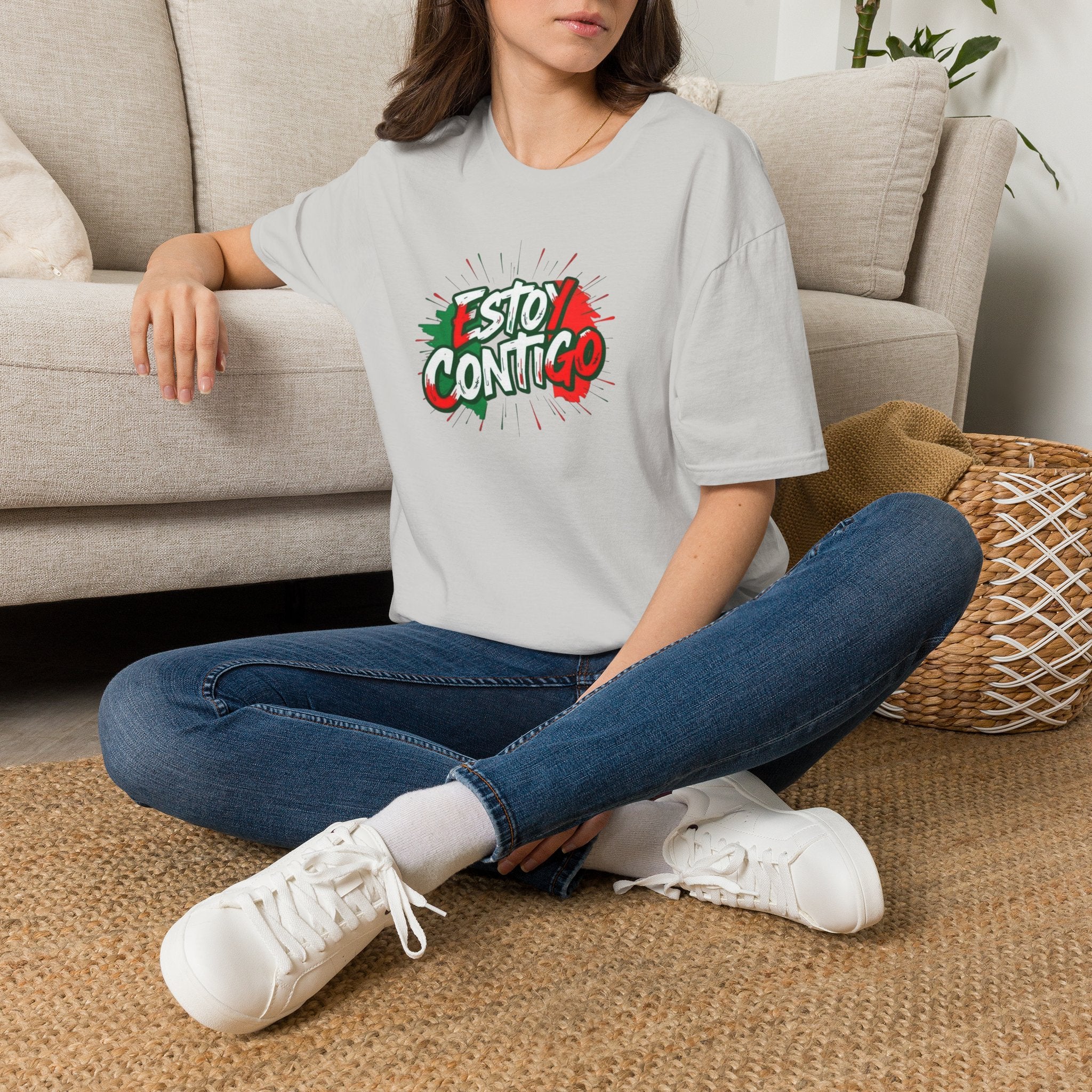 Immigrants Make America Great T-Shirt Estoy Contigo (I Am With You) Unisex Softstyle T-Shirt Classic Protest Tee