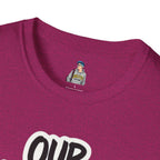 Our Existence is Resistance Trans Pride Unisex Softstyle T-Shirt - Empowering Statement Tee for Activists and Advocates