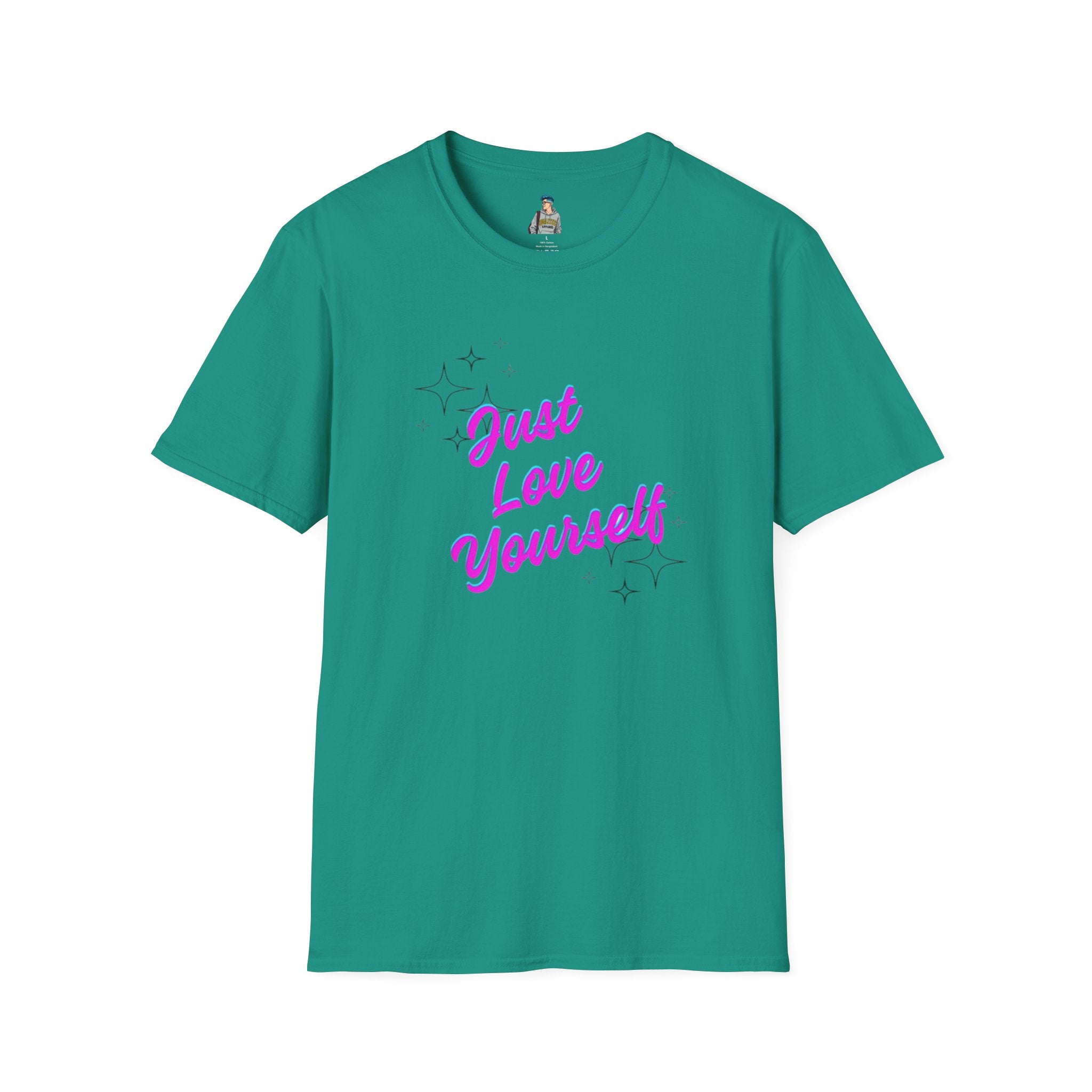 Just Love Yourself Unisex Softstyle T-Shirt - Motivational Tee for Self-Love