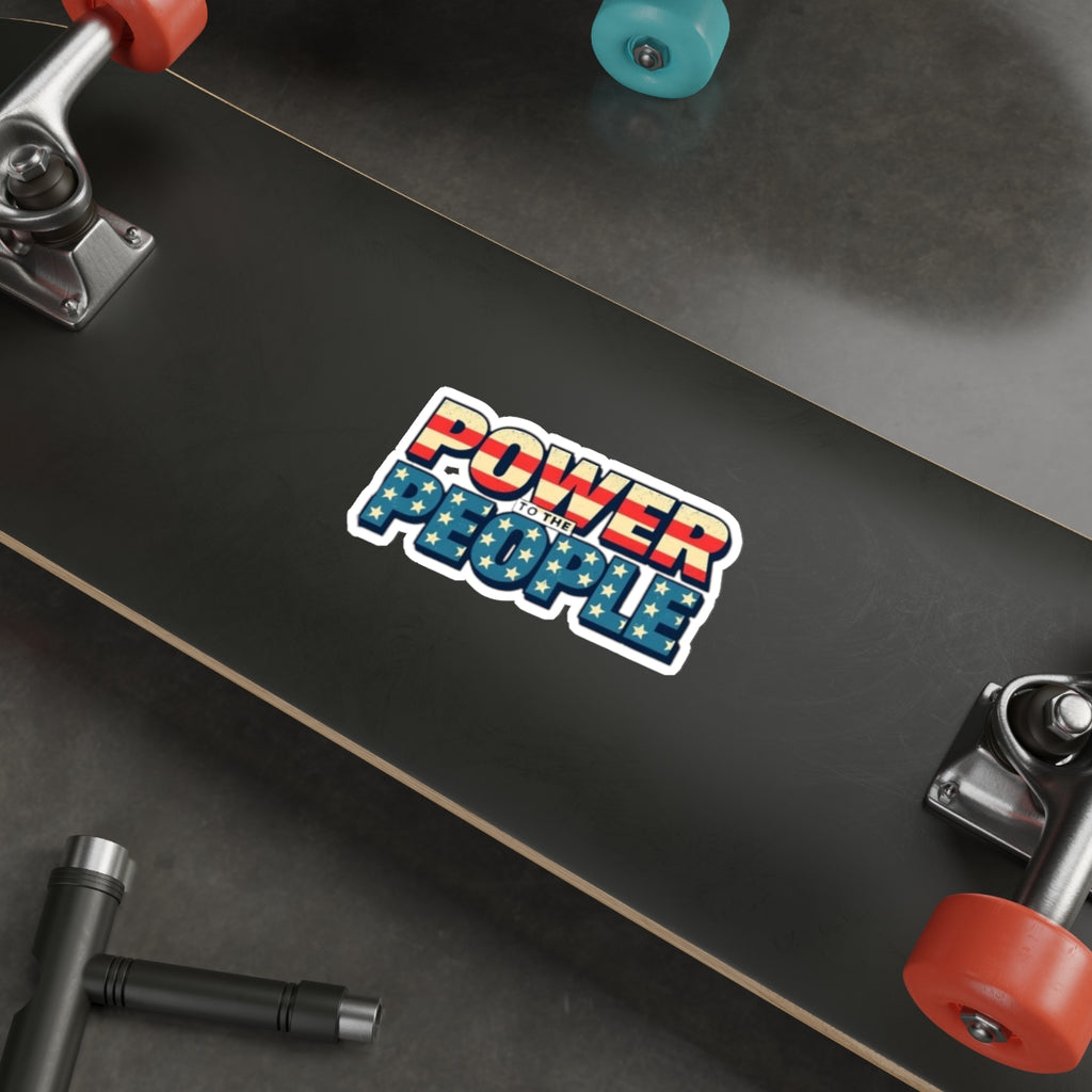 Die-Cut Stickers -  Power to the People Protest Sticker