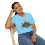 Mountain Scene Unisex Softstyle T-shirt