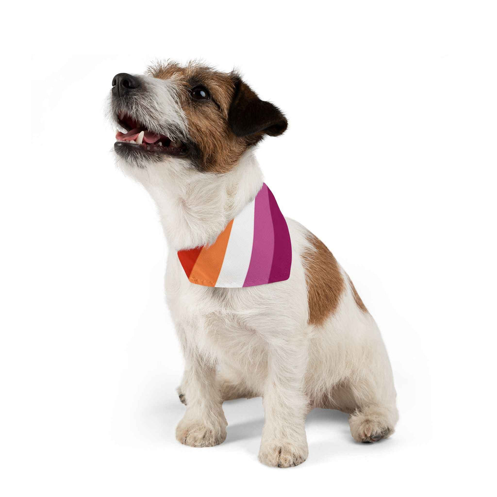 Lesbian Pride Flag Pet Bandana - Strut Your Mut