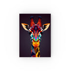 Fractal Giraffe Hard Backed Journal - Perfect for Gifts, Journaling, and Celebrations