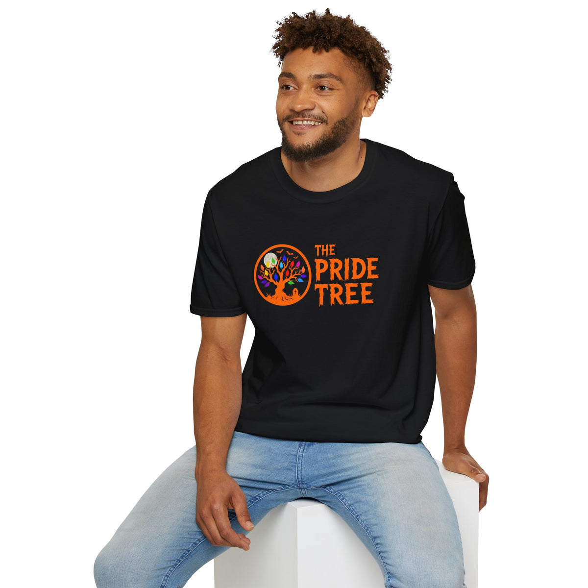 Orange Halloween Logo Pride Tree T-Shirt