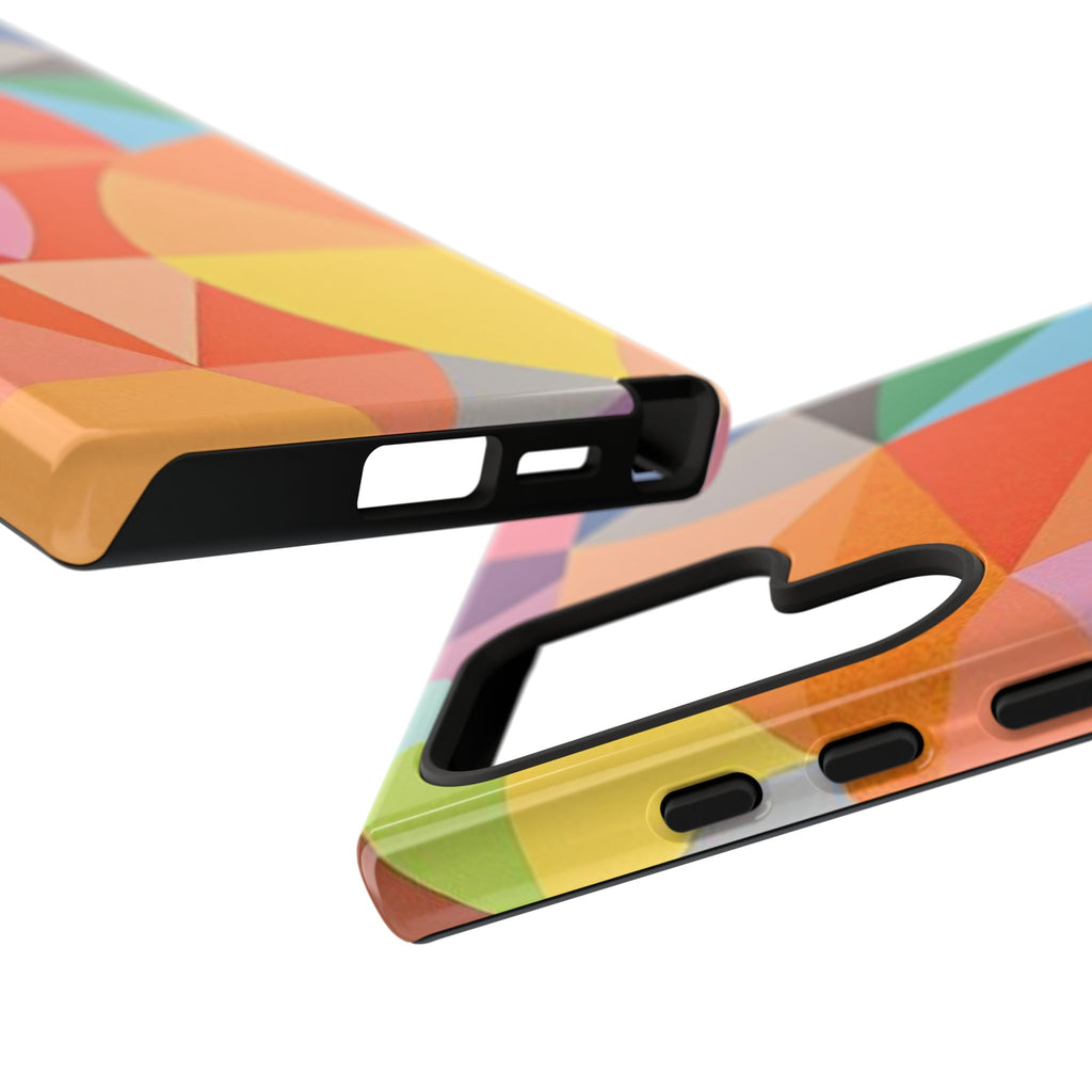 Colorful Geometric Tough Case for Android
