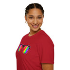 Rainbow Sunglasses Unisex t-shirt