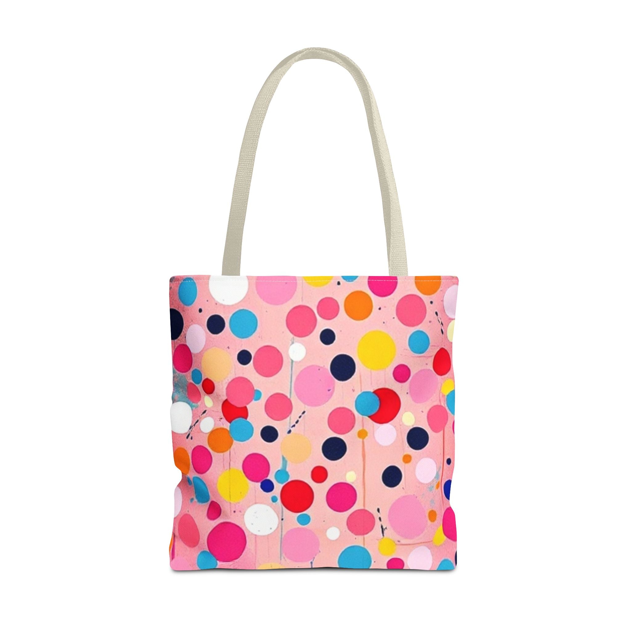 Dots and Drips over Pink Design - Tote Bag