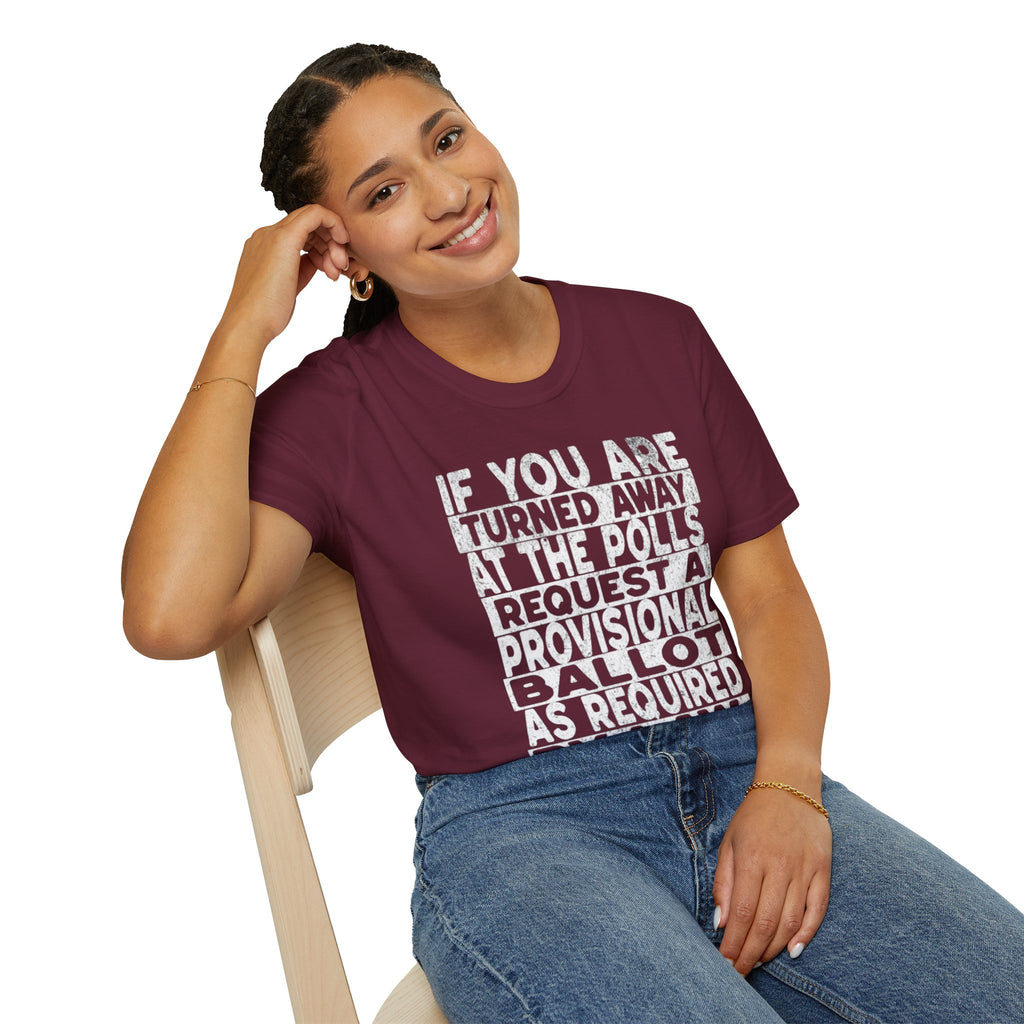 Know Your Rights Voter English T-Shirt