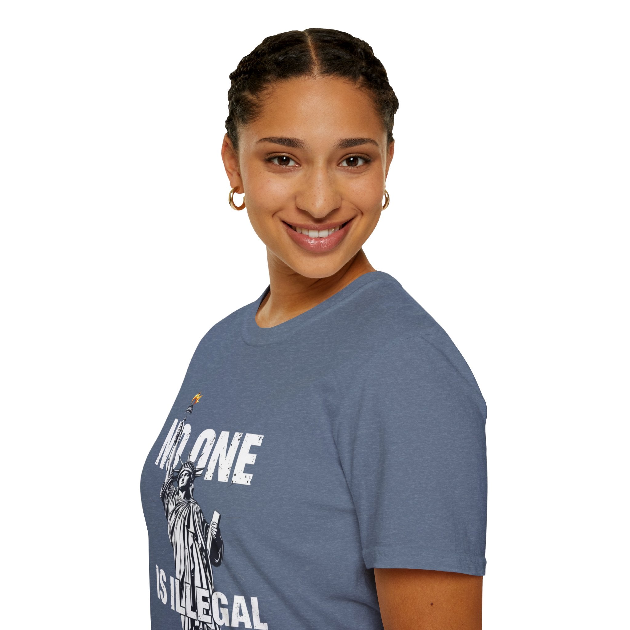 No One Is Illegal Graphic T-shirt