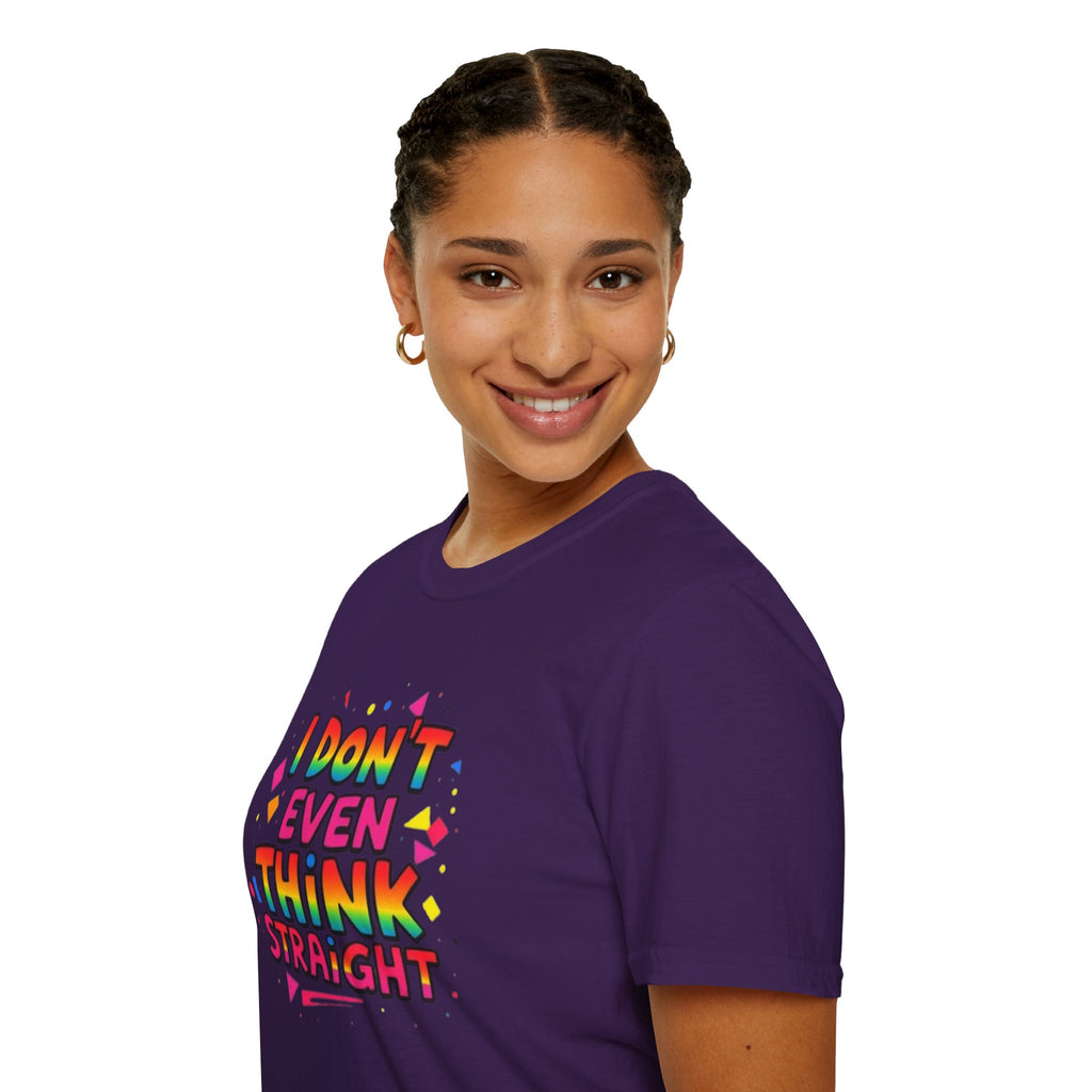 I Don't Even Think Straight Pride Tee
