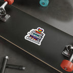 Pride-Themed Die-Cut Stickers - Educate. Advocate. Celebrate.