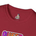 Queer Youth Exist T-Shirt | Unisex Softstyle Tee for Pride Events & Everyday Wear