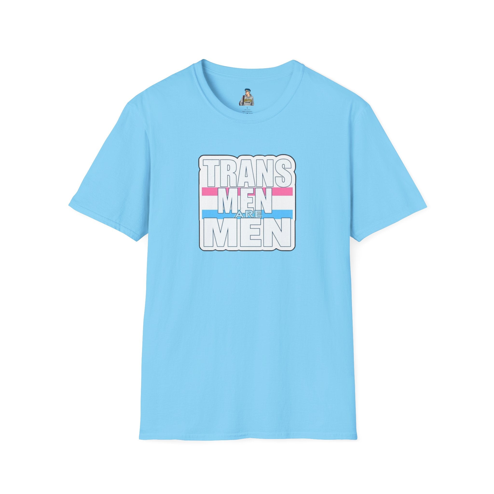 Unisex Softstyle T-Shirt - 'Trans Men Are Men' Statement Tee