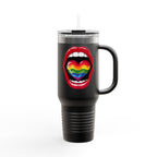 Rainbow Tongue Insulated Travel Mug - 40oz, Perfect for Pride Celebrations