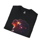 Black Universe Male Silhouette Unisex Softstyle T-Shirt - Celebrate Black Culture