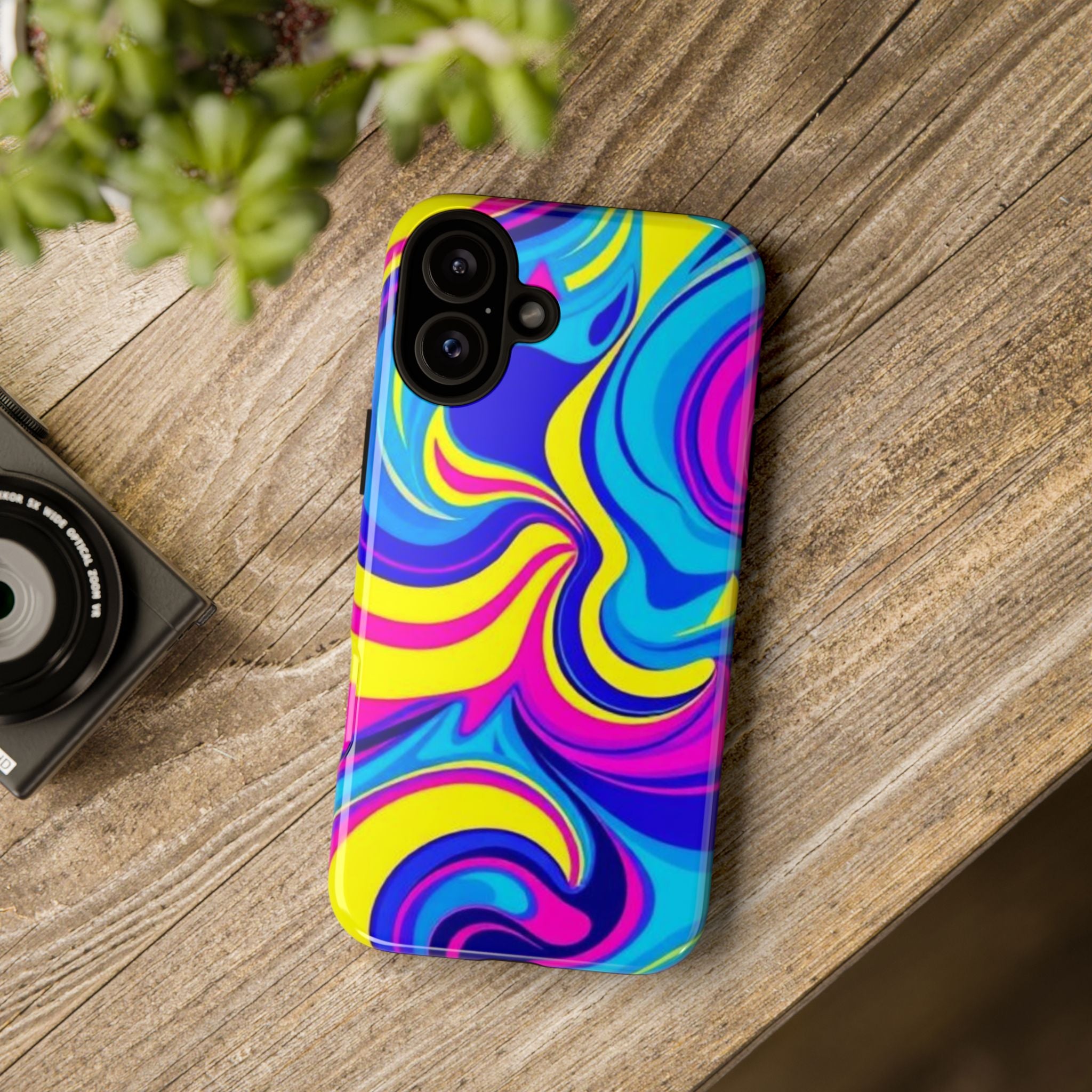Psychedelic Swirl Tough Phone Case for iPhone