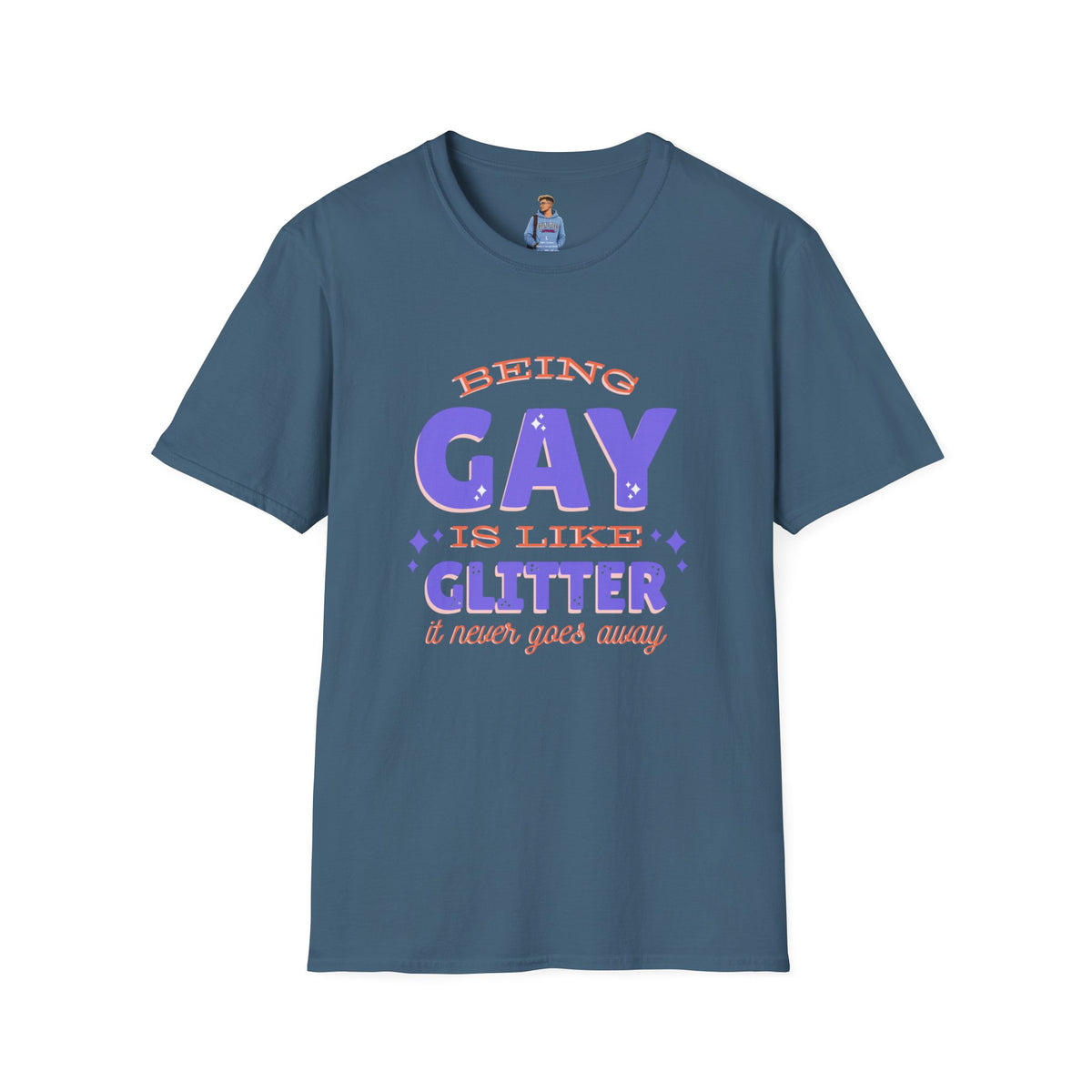 Being Gay Is Like Glitter Pride Tree Las Vegas T-Shirt