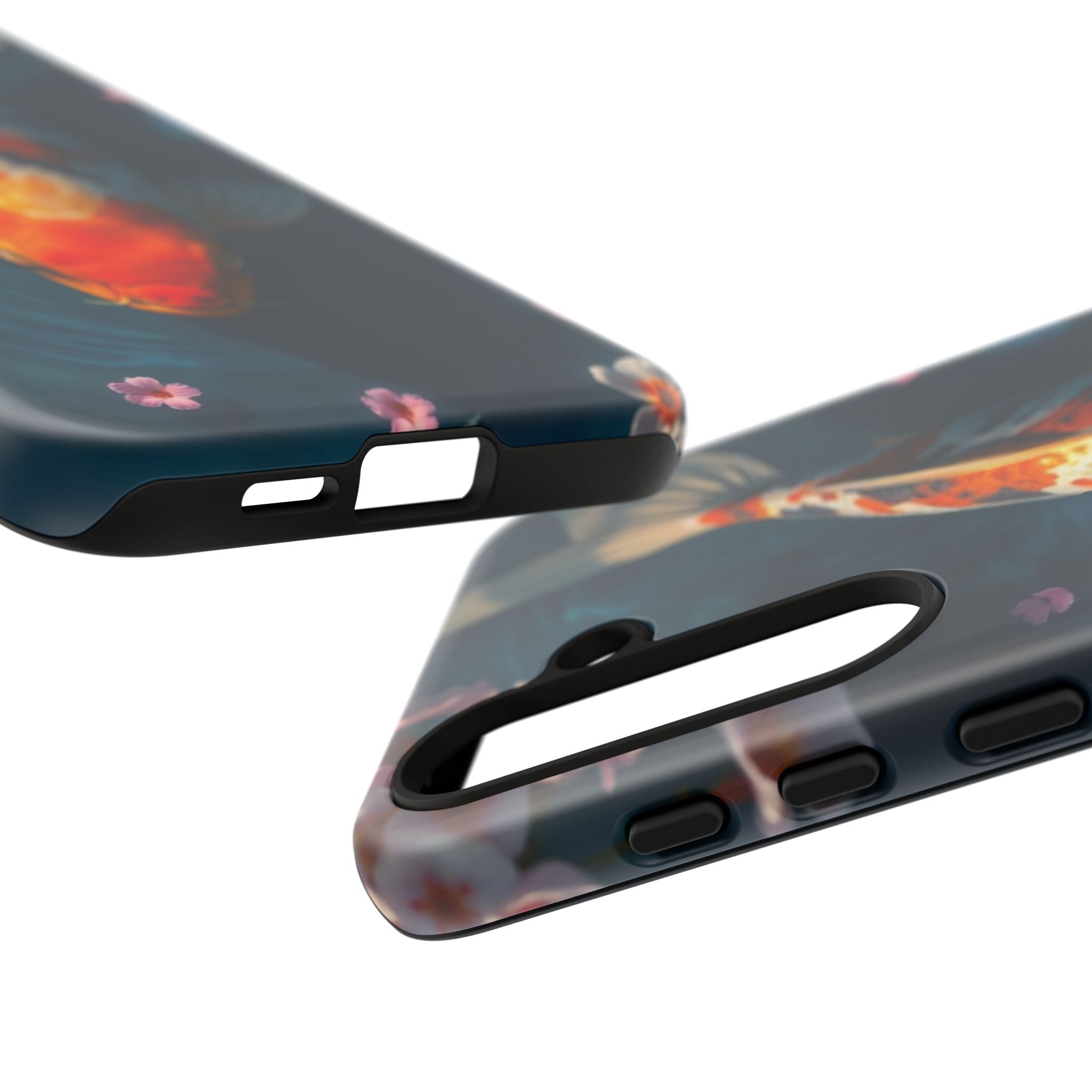 Peaceful Koi Cherry Blossom Tough Cases For Android & iPhone