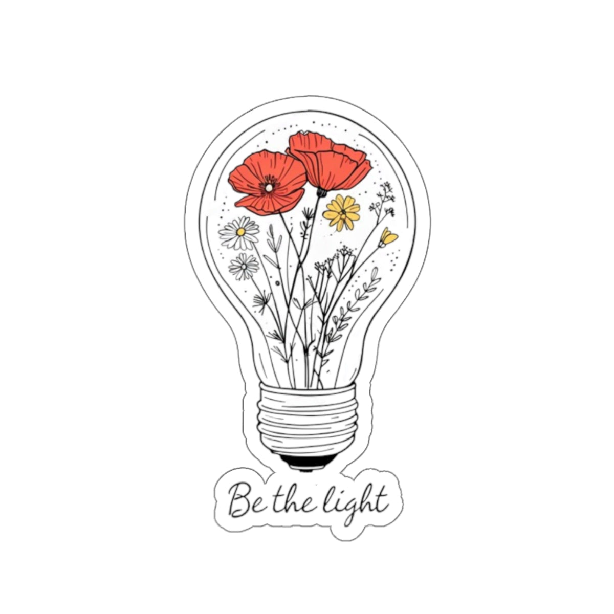 Die-Cut Stickers - Be The Light