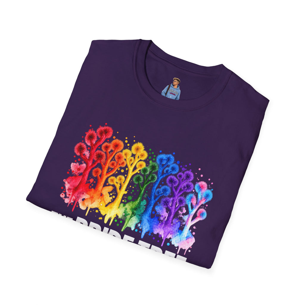 Pride Tree Las Vegas White Text T-shirt