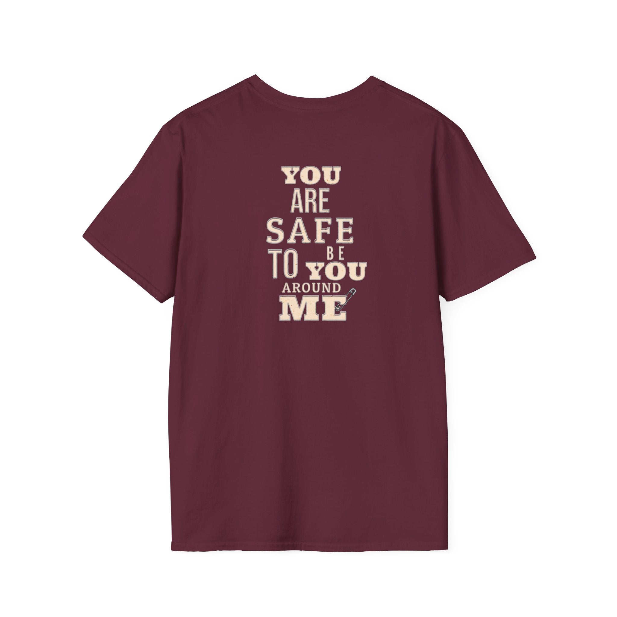 Safety Pin Know That You Are Loved Inspirational Tee Unisex Softstyle T-Shirt