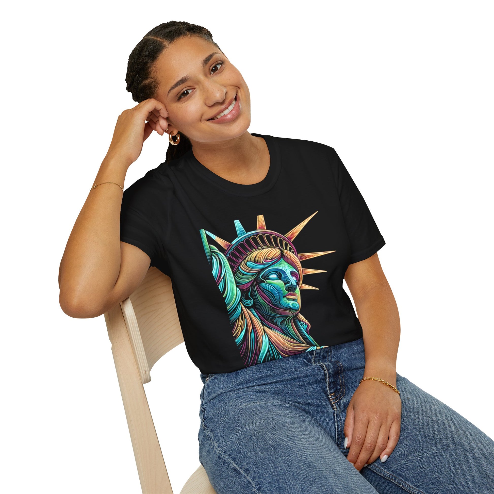 Lady Liberty - Softstyle Unisex T-Shirt