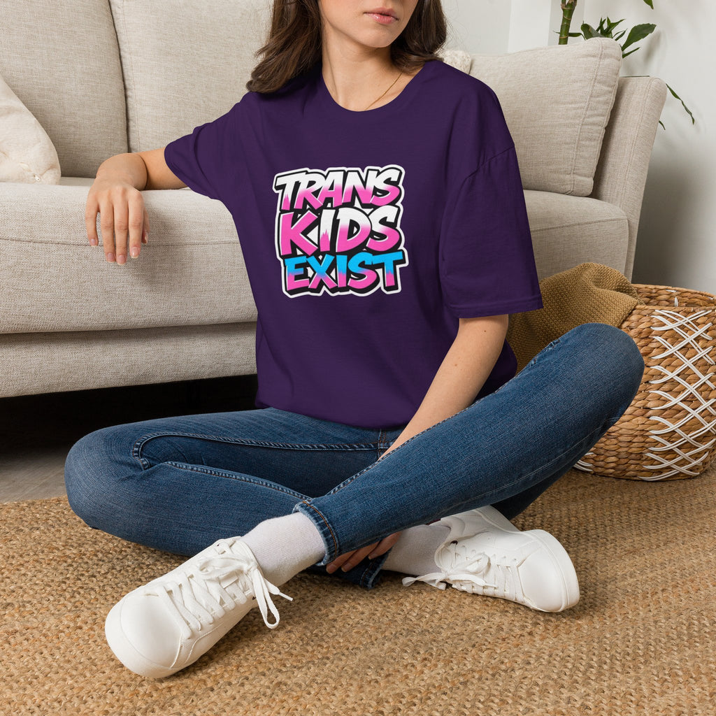 Trans Kids Exist Unisex Softstyle T-Shirt