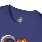 Let Your Love Flow Rainbow Heart T-Shirt