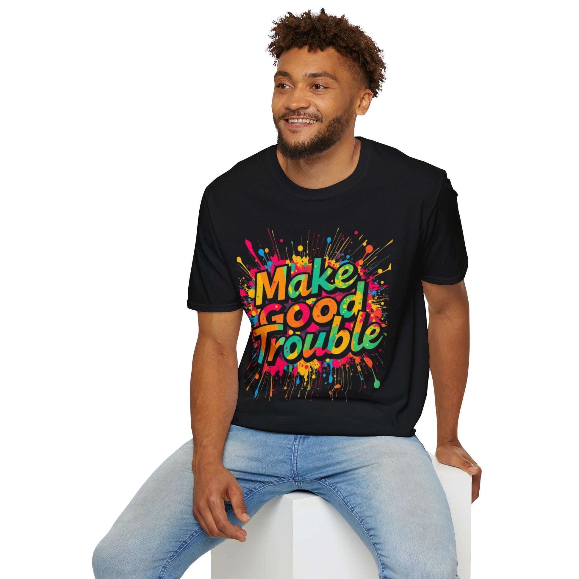 Color Splash, Make Good Trouble Tee