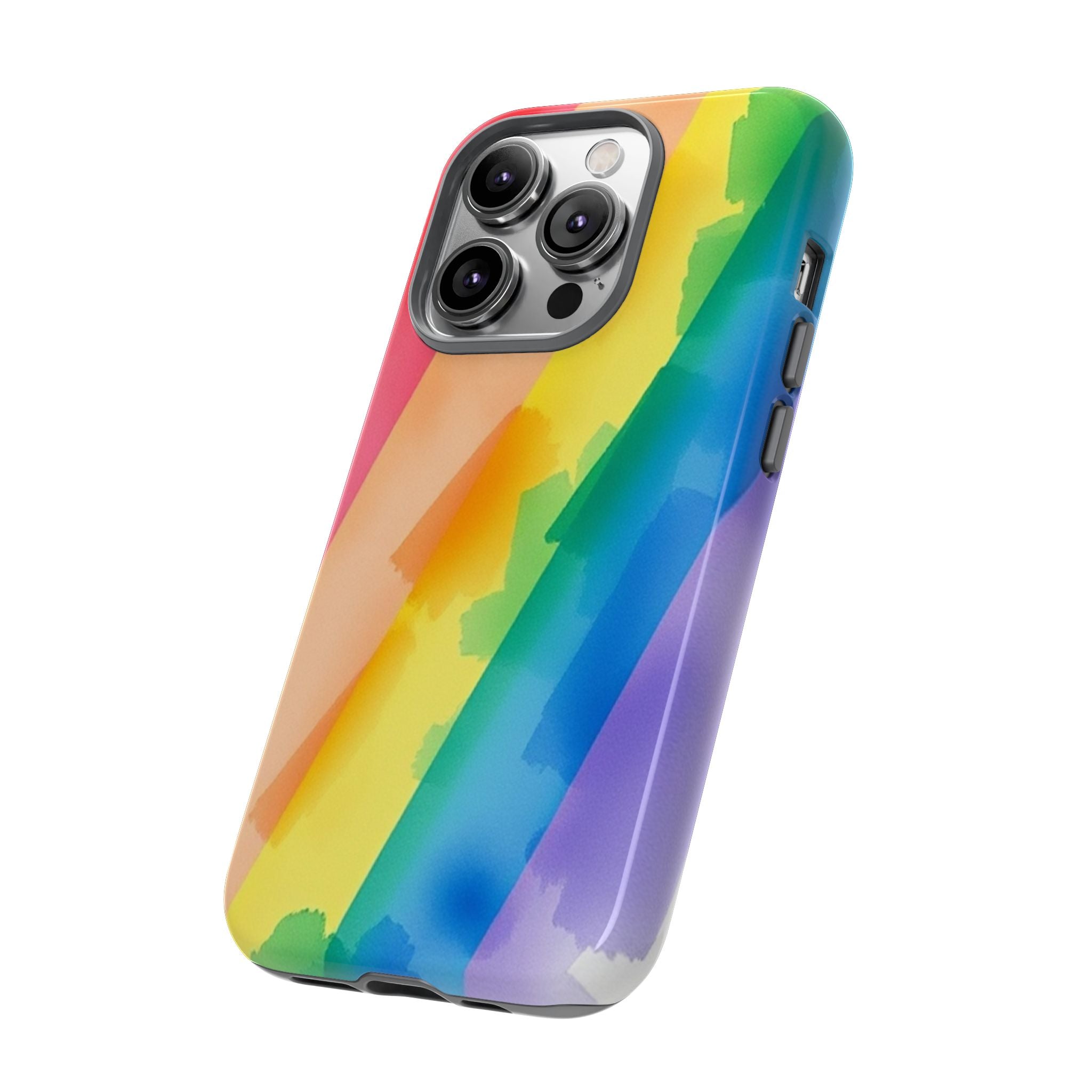Rainbow Watercolor Art Tough Cases For Android & iPhone