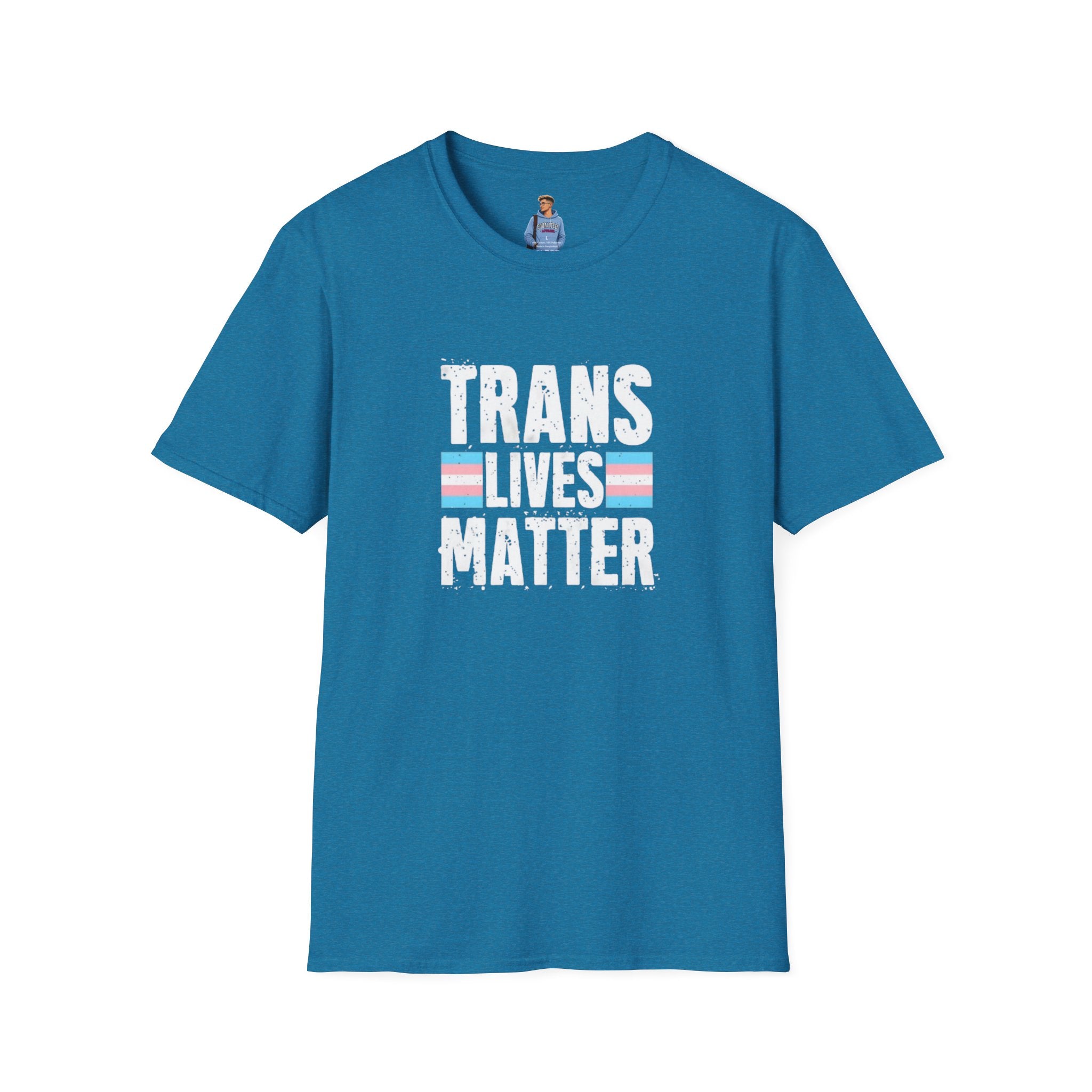 Trans Lives Matter Unisex Softstyle T-Shirt - Support LGBTQ+ Rights