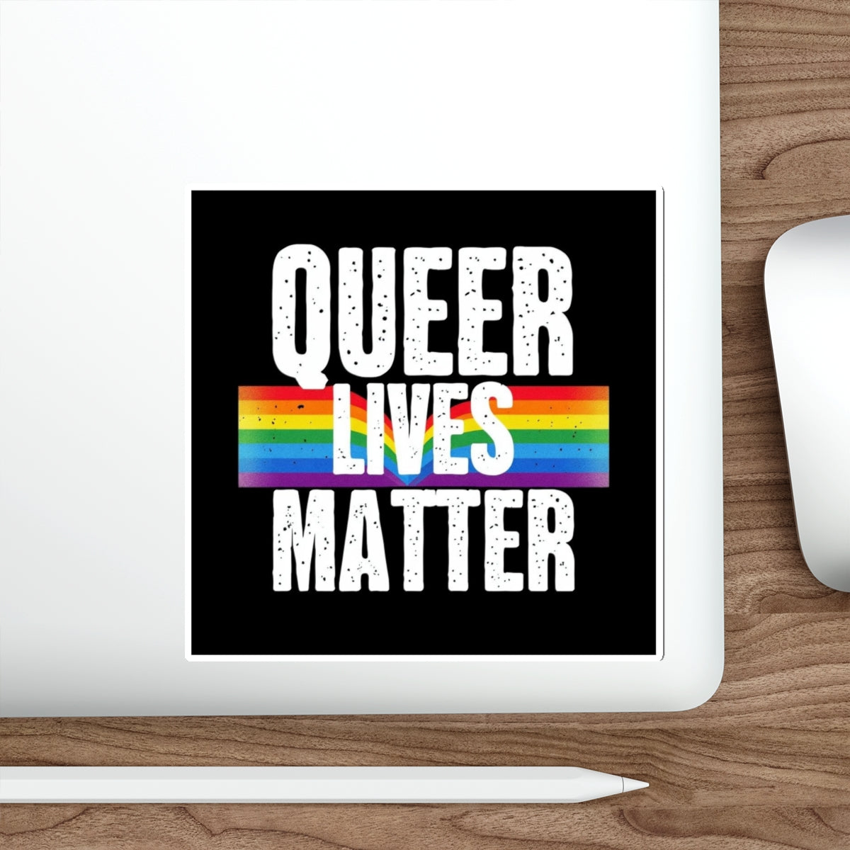 Die-Cut Stickers - QUEER LIVES MATTER