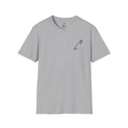 Live and Let Live Safety Pin Unisex Softstyle T-Shirt - Casual LGBTQ+ Pride Tee