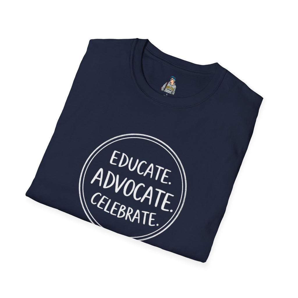 Unisex Incognito Pride T-Shirt - Educate. Advocate. Celebrate.