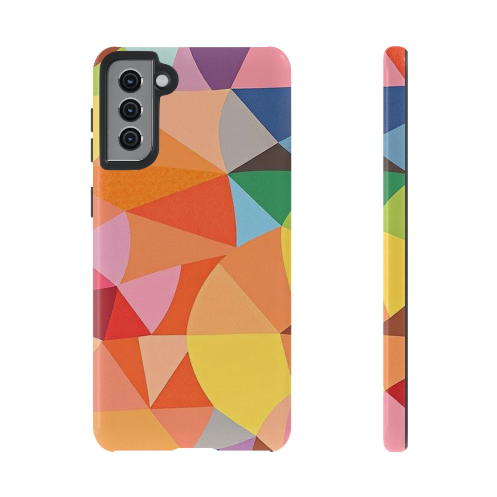 Colorful Geometric Tough Case for Android