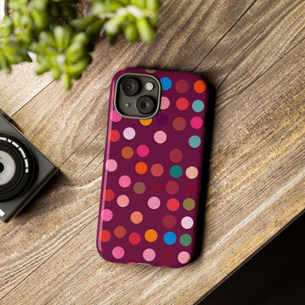 Polka Dot Tough Case for iPhone