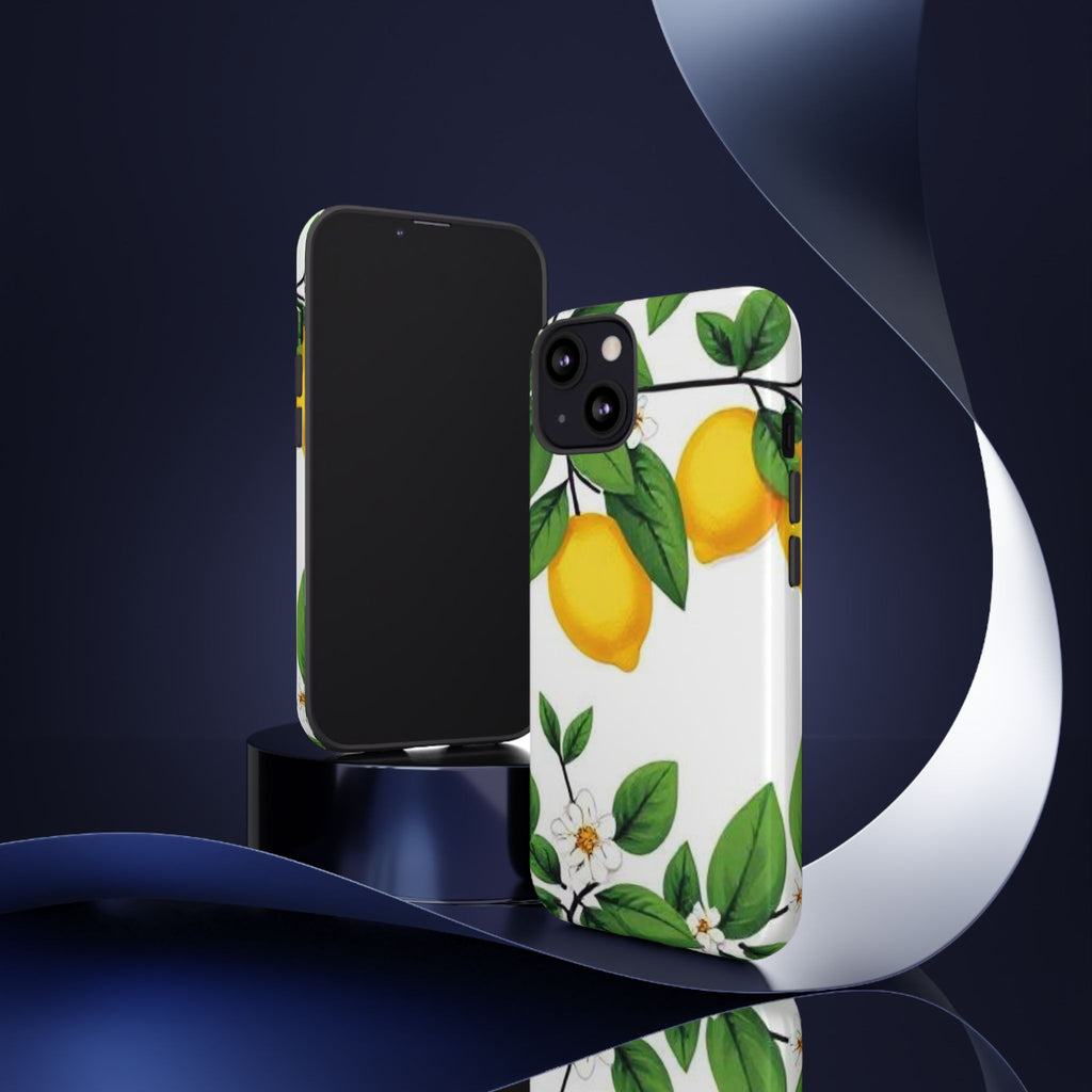 Lemon Blossom Tough Phone Case for iPhone