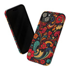Floral Paisley Tough Case for iPhone — Vibrant Protective Phone Cover